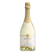 Bottle of Giesen Sparkling Brut on a white background