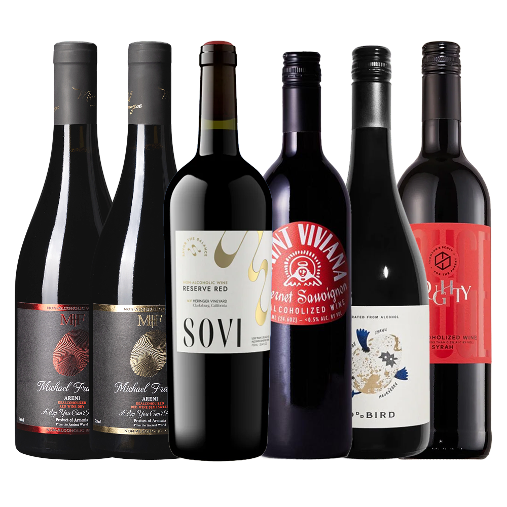 Premium Red Non-Alcoholic Wine Bundle