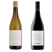 Le Naturel Zero Zero White organic and Red Blend Non Alcoholic WIne Bundle 