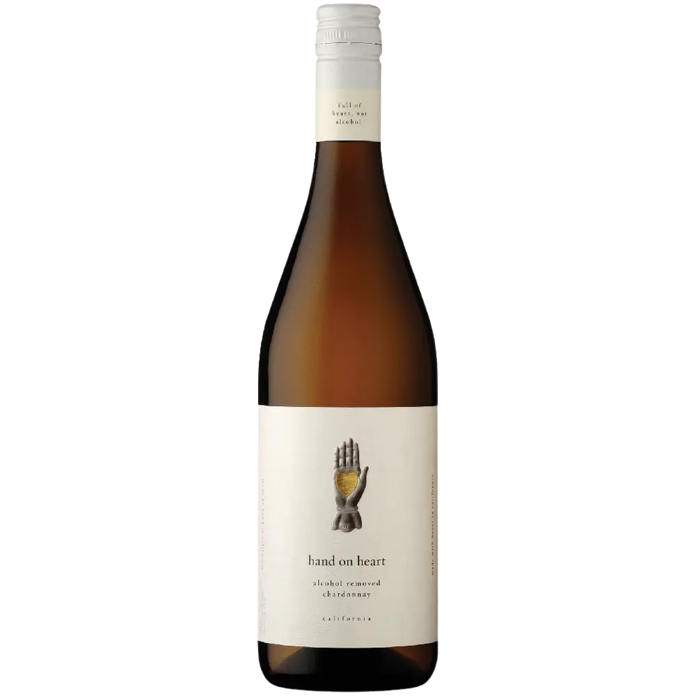 Hand on Heart Chardonnay Non-Alcoholic Wine