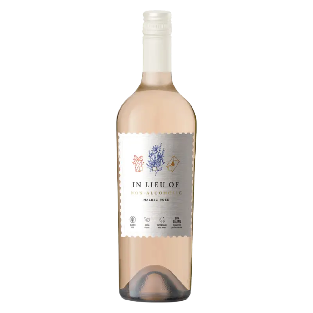 In Lieu Of Non-Alcoholic Malbec Rosé Wine